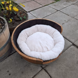 Hondenkussen voor in wijnvat Hugs Mocha 61 * 61 * 13 cm