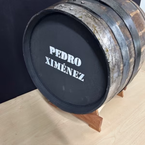 Pedro Ximénez (PX) sherryvat 40 liter met eiken onderstel