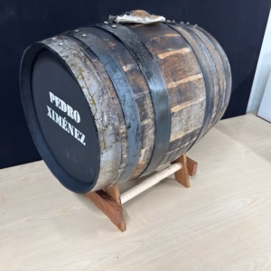 Pedro Ximénez (PX) sherryvat 40 liter met eiken onderstel